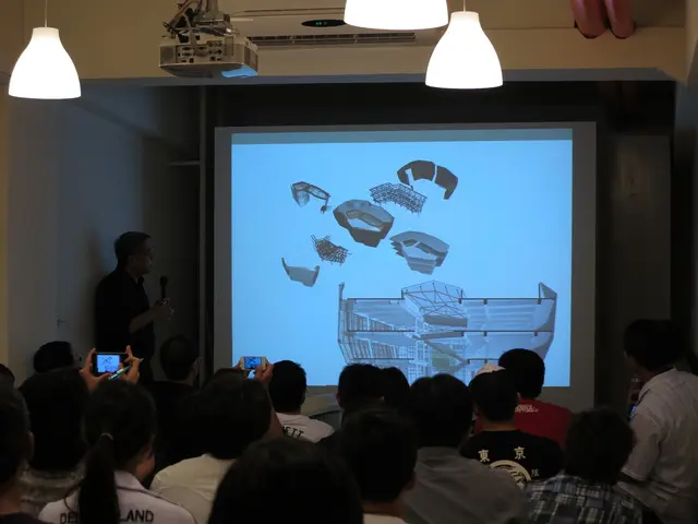 display of technological devices - presentations of projectors