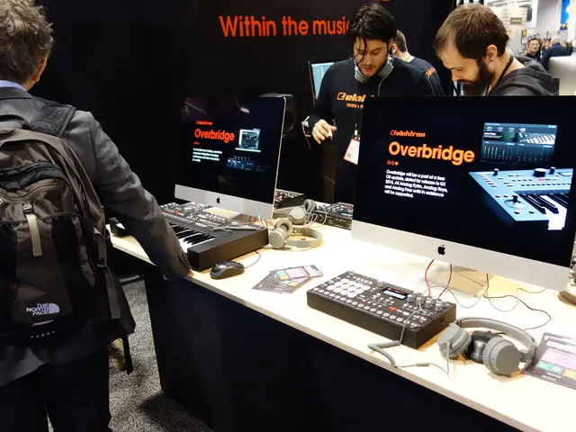 There is a person wearing a bag is standing on the left side. Near to the person there is a...